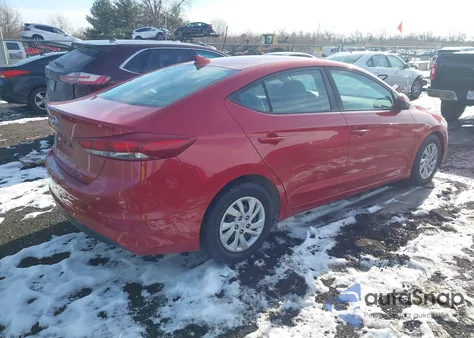 2017 Hyundai Elantra Se from USA, damaged, VIN 5NPD74LFXHH065537
